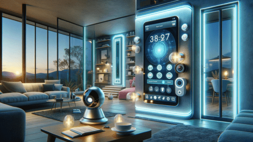remote control lights, door video camera, smart home automation system